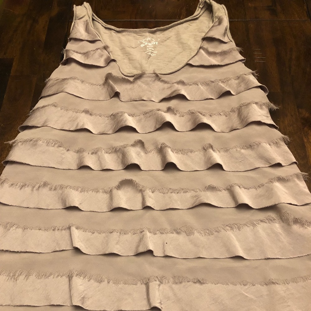 Ruffled tank